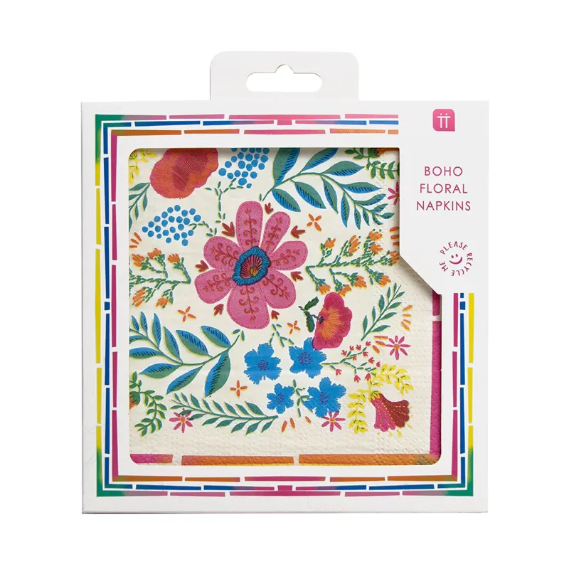Talking Tables Boho Floral Napkins-2